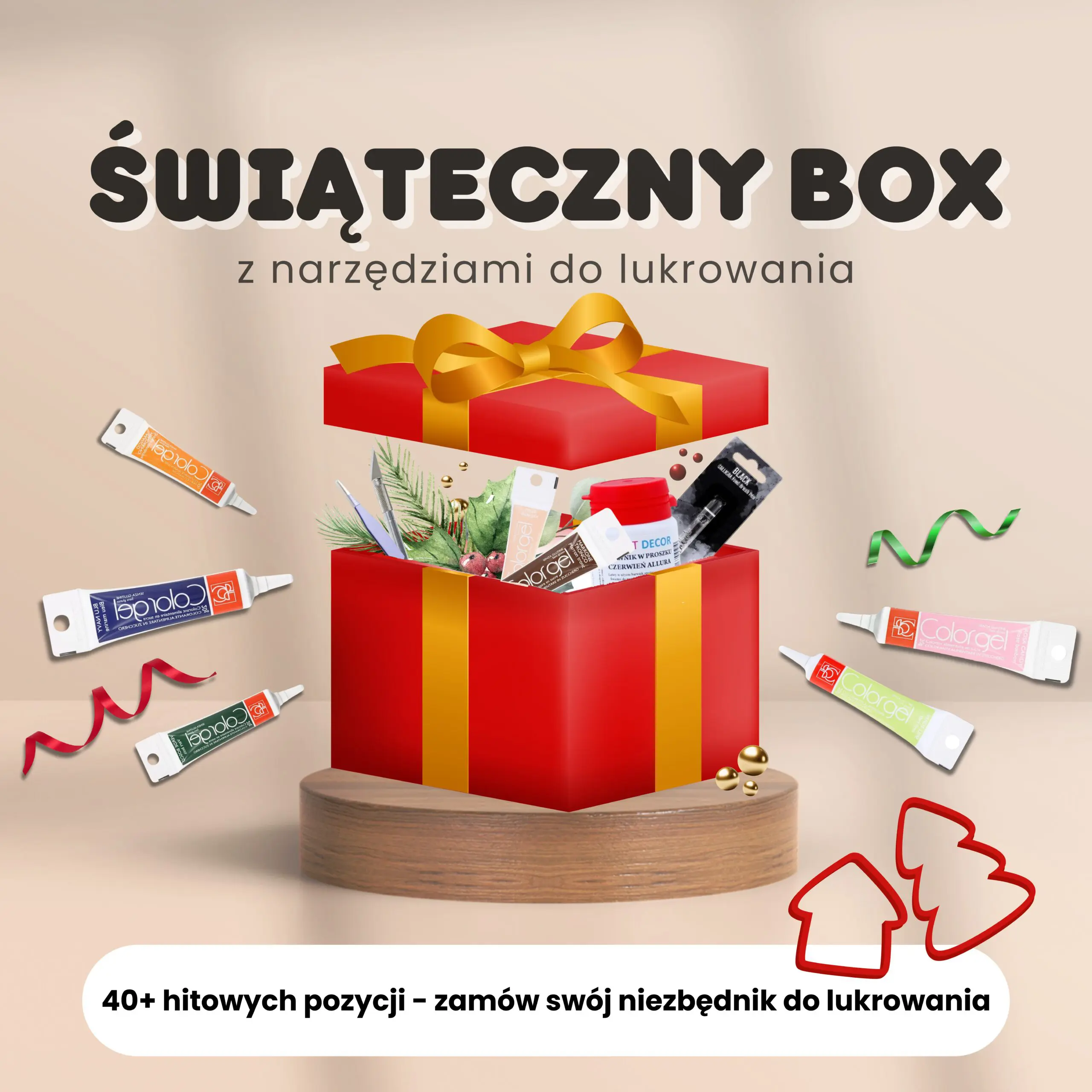 Świąteczny box + 4 świąteczne szkolenia online + przepisy Gratis